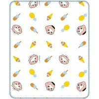 Cobertor para Bebê com Estampa Incomfral Turma da Mônica Baby 90x110 cms Estampa Cebolinha e Cascão